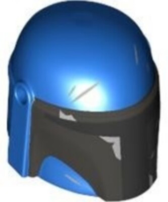 LEGO 87610pb24 Star Wars Minifigur, Kopfbedeckung Helm mit Löchern, SW Mandalorian