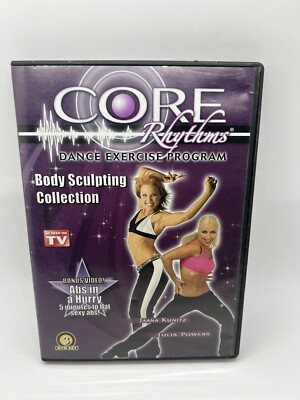 CORE Rhythms EXERCISE Program BODY SCULPTING Collection 3 Disc (DVD, 2008