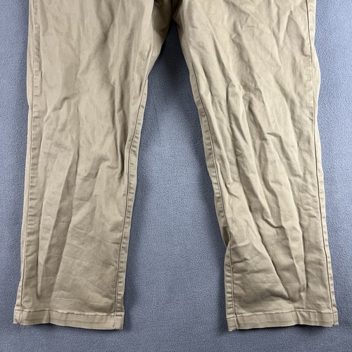 Lee Pants Mens 40X30 Beige Extreme Comfort Stretch Straight Fit Casual - Picture 3 of 13