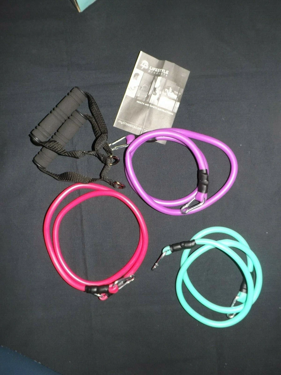 ZONE TRAINING Interchangeable Resistance Band Set Light Medium heavy