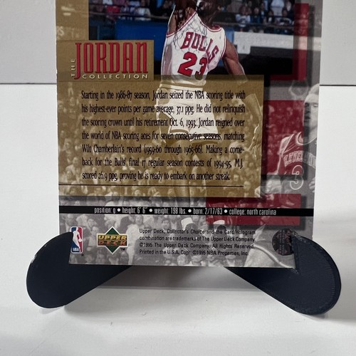 Carta Michael Jordan The Jordan Collection JC9 mazzo superiore scelta da collezione 1995 - Foto 6 di 7