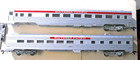 NIB HO 5 assorted Con-Cor Austrian made silver Southern Pacific rail cars — photo 6