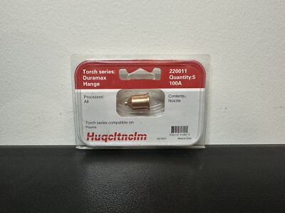 GENUINE HYPERTHERM 220011 NOZZLE 100 AMP  LOT OF 8