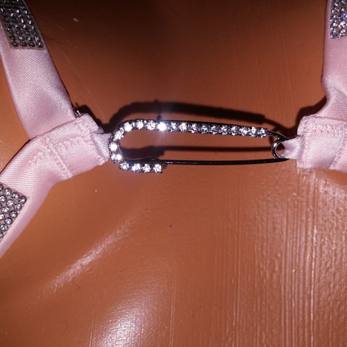 Victoria Secret Lencería Peluche Una Pieza Body Mediano Rosa Claro Brillo Correa - Imagen 10 de 19