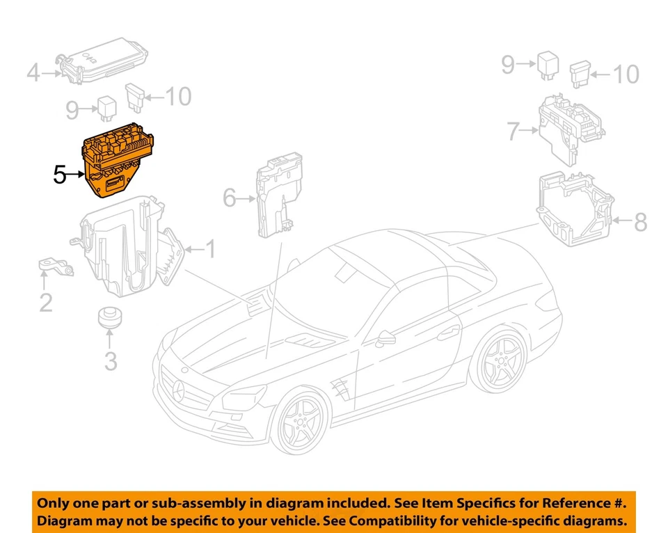 2014 Mercedes E550 OEM Sam Fusebox Module a2129006924 - Image 3 of 4
