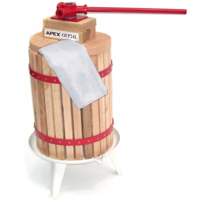 CEEDIR Obstpresse 18L & Obstmühle 7L - Manuelle Saftpresse Für Äpfel & Weintrauben