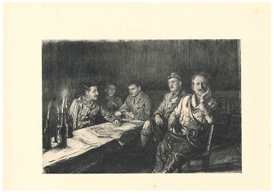 Sir David Muirhead Bone - 1917 WW1 n. 3 Lithographien, verschiedene Motive