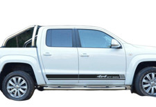 2 Pcs Graphics Side Skirt Stripes Car Sticker For Vw Amarok Off Road Decals