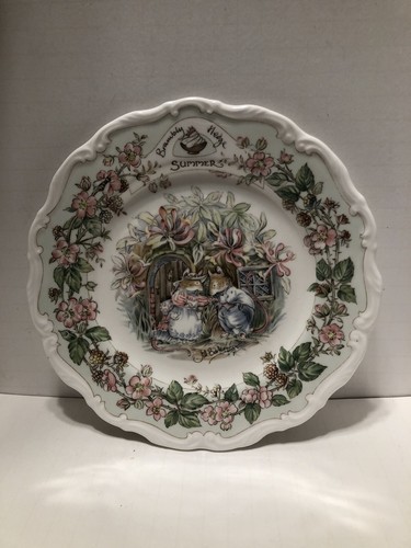 Royal Doulton 1982 Brambly Hedge Summer Plate EUC