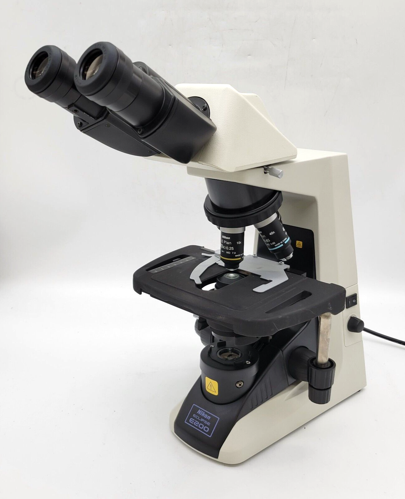 Nikon Microscope E200 LED with 4x, 10x, 40x, and 100x Oil | eBay