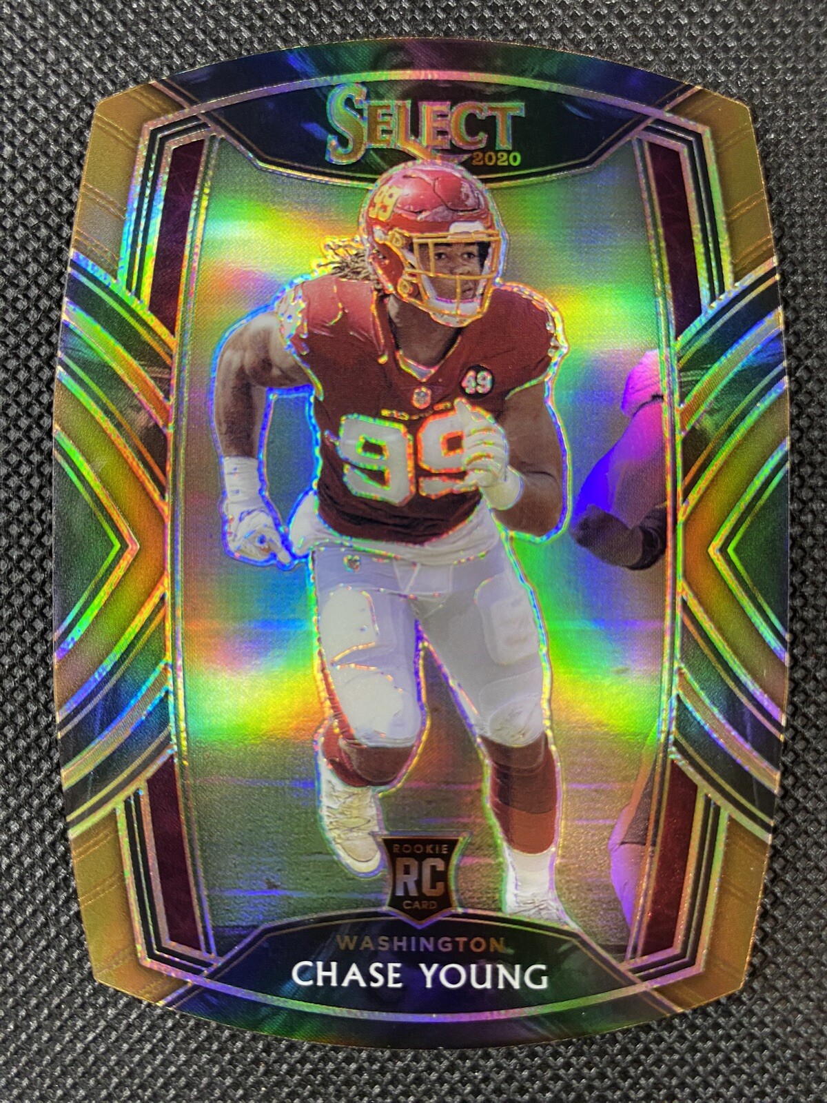 2020 Panini Select Chase Young Copper Die Cut Rookie Prizm /355 #264 Washington