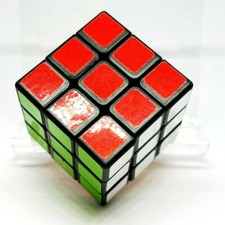 Cubo 3x3×3 Mini Tamaño Vintage Puzzle Juguete Pegatinado Clásico Gacha Speed Cube
