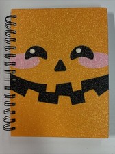Pumpkin Spiral Notebook Journal 8 X 6 Notebook Sparkling   NEW SKU A99
