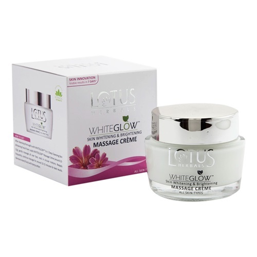 lotus skin whitening massage cream