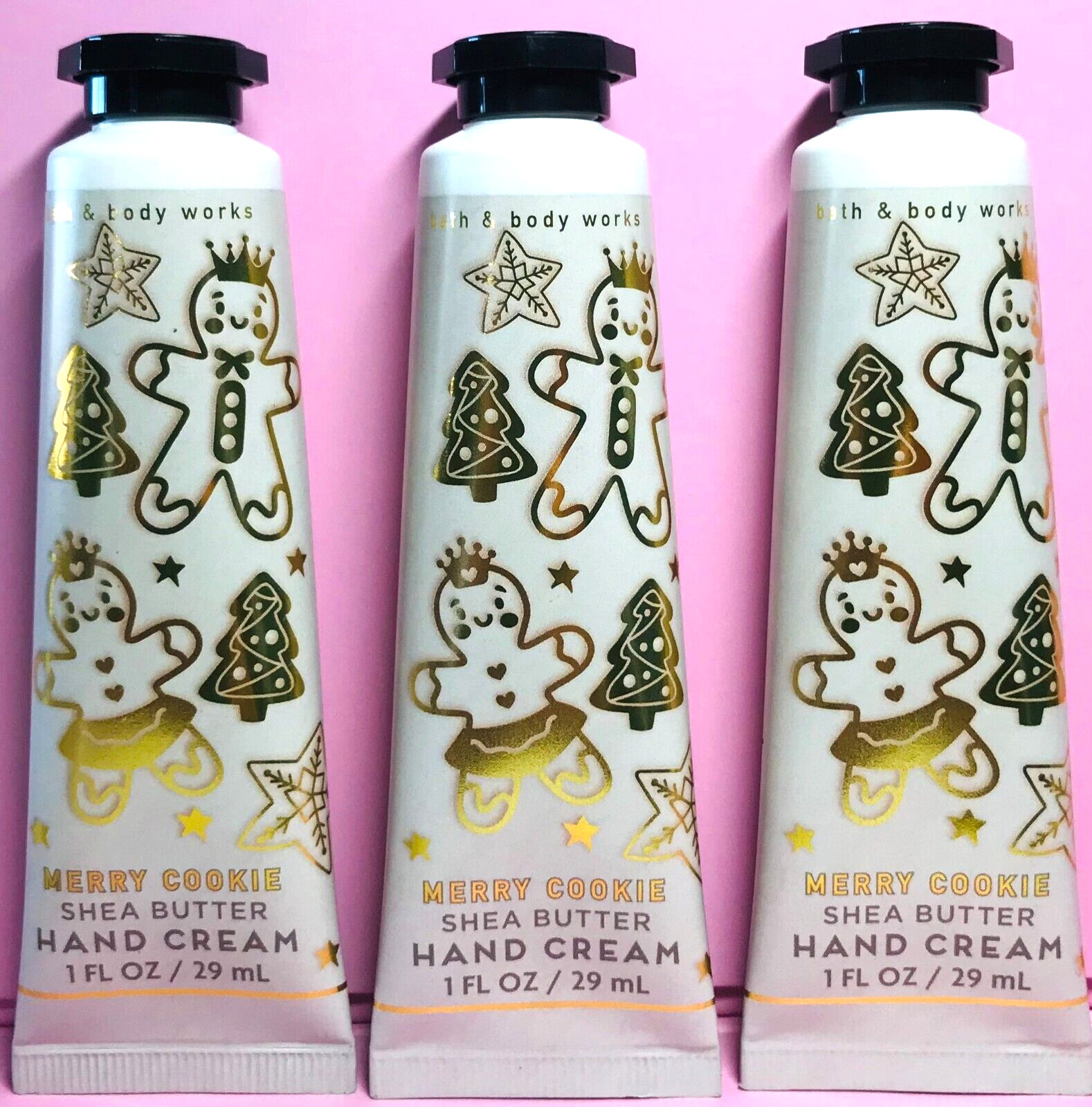 $$$WEET DEAL ~ MERRY COOKIE ~ 3PK ~ TRAVEL HAND CREAM ~ Bath & Body Works