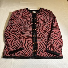 Women's Alfred Dunner Open Front Blazer Jacket Portobello Road sz 14 NWT
