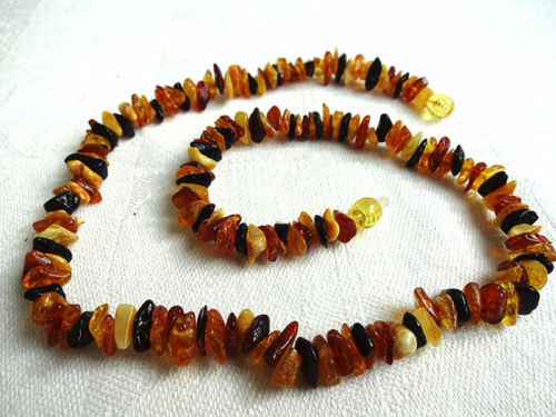 Genuine Baltic Amber Necklace - Choose color 22 Inches 56cm !!! - Picture 16 of 16