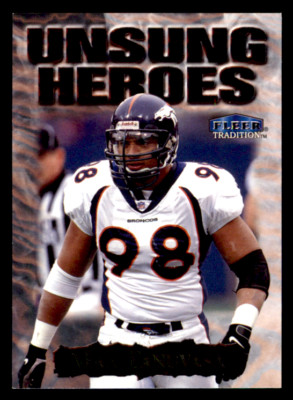 1999 Fleer Tradition Maa Tanuvasa card #9UH Denver Broncos | eBay
