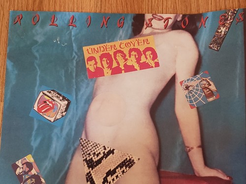 Rolling Stones Poster Espositore Promozionale "Sotto Copertina" 12-1/4" × 12-1/4" LEGGI - Foto 2 di 6
