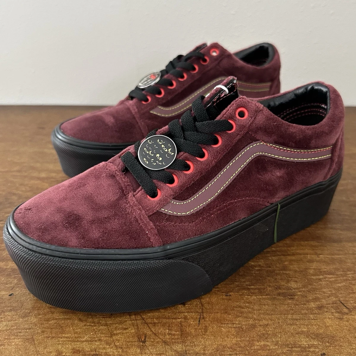 VANS Black Velvet Athletic Shoes for Women for sale - eBay