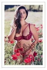 KELLY BROOK Signed Autograph PHOTO Fan Gift Signature Print Movie Actress Model