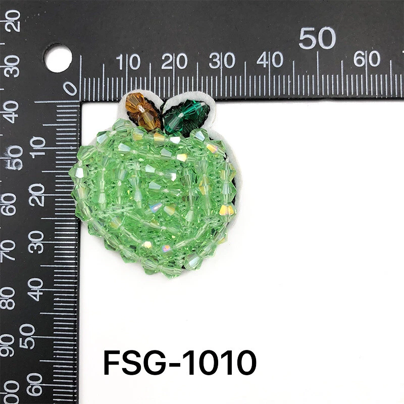 6pcs DIY Beaded Hairpin Clothing Accessories Craft Cartoon Cherry Banana Pattern - Image 4 of 4