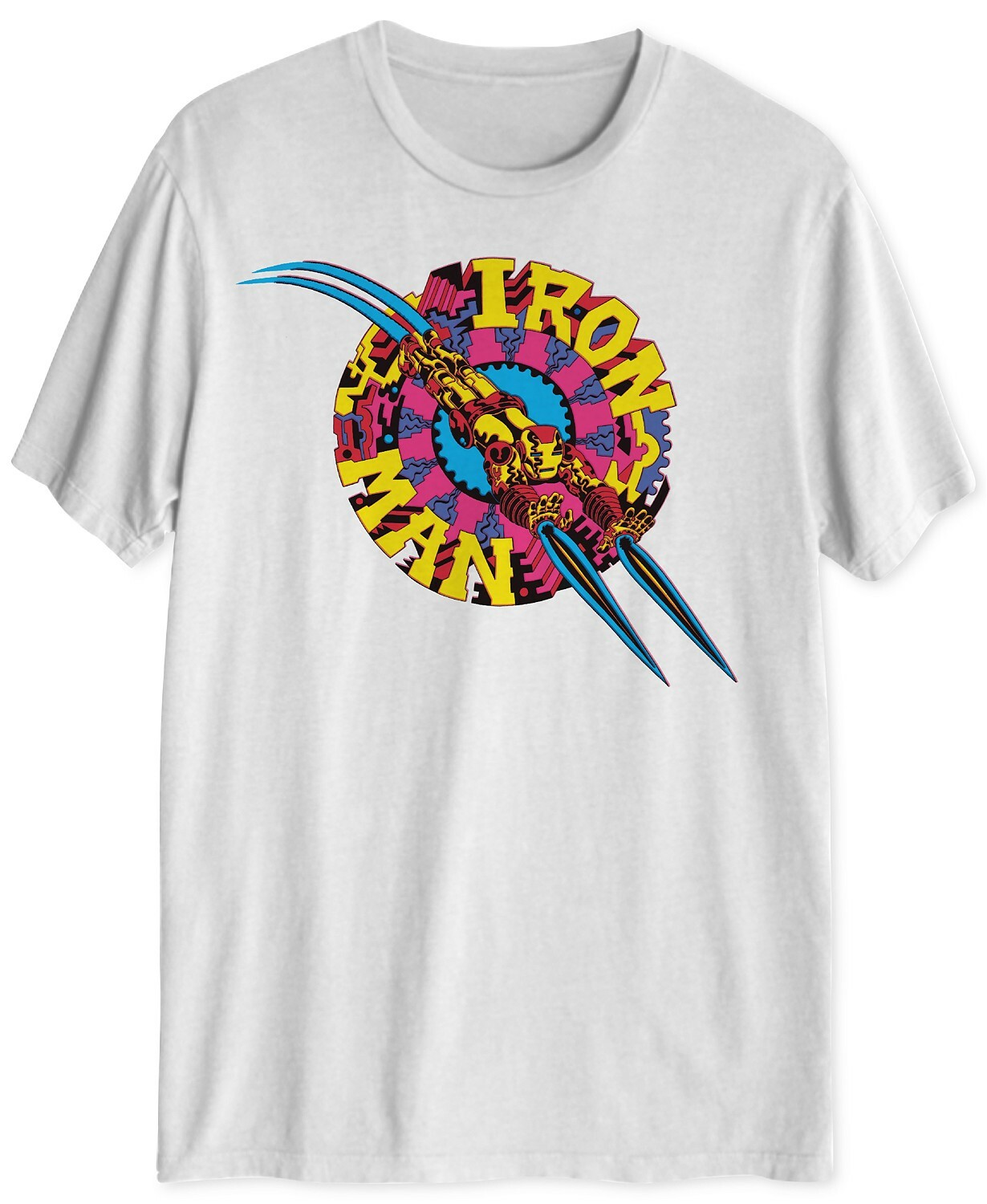 Гибридная мужская футболка с рисунком Marvel Iron Man