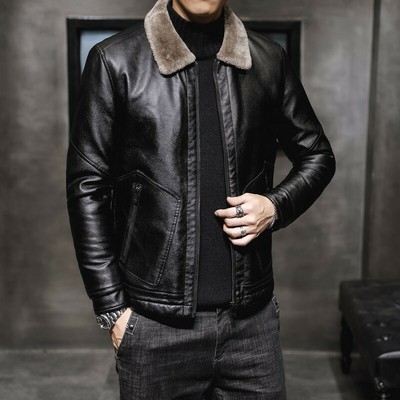 outdoor leather jacket