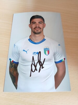 Signiertes Foto Alessio Romagnoli Italien NEU 