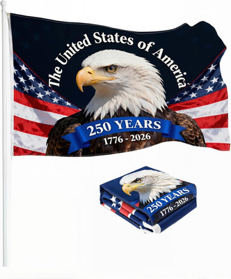 US 250 Flag, 250Th Anniversary USA Double-Sided 3-Ply Outdoor Flag, 3X5 Ft Patri