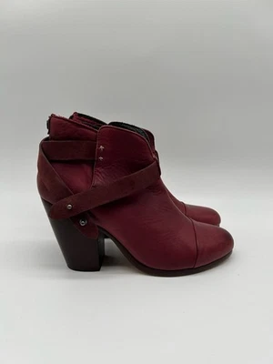 Rag & Bone Harrow Damen Stiefel Weinrot EUR 40 - Bild 1 von 4