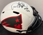 ANDRE TIPPETT PATRIOTS Authentic Signed Full Size Speed Rep Helmet SCHWARTZ COA