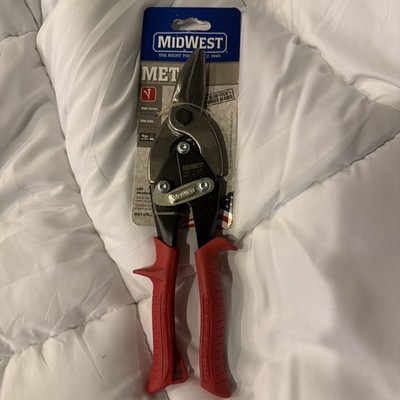 MIDWEST Aviation Snip Left Aviation Snip Tin Cutting Shears 6716L