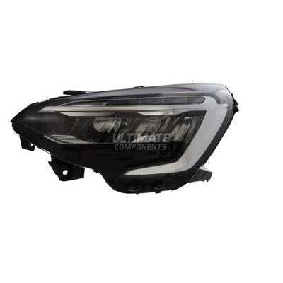 Headlight For Renault Clio 2019-2024 Headlamp Black LED Left Hand Passenger Side