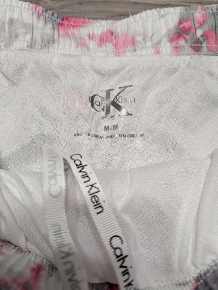 Pantalones Cortos Calvin Klein Mujer M Rosa Rendimiento Atlético Correr Pista Yoga Gimnasio Foto 4 de 4