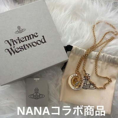 Vivienne Westwood x NANA Large Orb Pendant Necklace Gold Tone 75cm