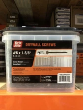 #6 x 1-5/8 in. #2 Phillips Bugle Head Coarse Thread Sharp Point Drywall Screws 2