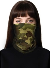 Seamless Neck Gaiter Face Covering Tube Scarf Lightweight Outdoor Wear