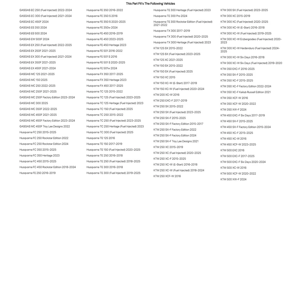 Acerbis X-Brake Front Disc Cover with Mounting Kit White For KTM 150 XC 2015 Foto 4 de 4