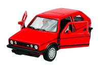 Welly Vw Volkswagen Golf 1 Gti Rot 1:34 Die Cast Metal Neu Im Kasten
