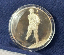 .925 Sterling Silver Rnd GROVER CLEVELAND ALEXANDER FM 100 Grtest SPORTS Events