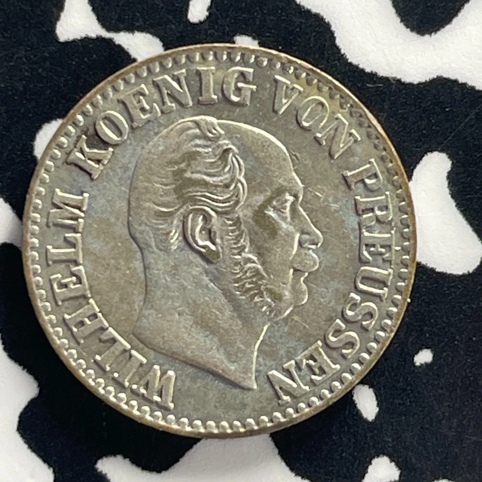 1867-B Germany Prussia 1/2 Groschen Lot#GB165 Nice! - Image 2 of 2