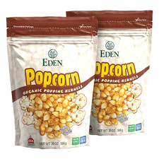 Organic Yellow Popcorn Kernels, Non GMO, Superior Popping Variety, 100 Whole Gr