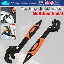 Heavy Duty One Handed Adjustable Self Locking Wrench Spanner Pliers 10" Tool