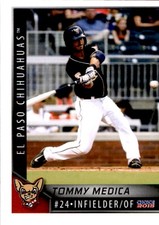2015 El Paso Chihuahuas Choice #20 Tommy Medica San Jose California CA Card