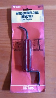 KD TOOLS 2037 Window Molding Remover 2 sided (ball end hook Chrysler clips) NOS