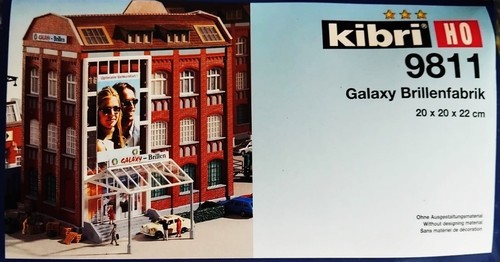 KIBRI 9811 Kit Fabbrica di occhiali "GALAXY" - scala H0 | Zustand: Nuovo