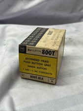 Allen Bradley 800T-B1A Extended Head Push Button Unit (Green Button) BinR4