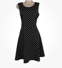 EUC Gilli Haven Textured Knit Mini Dress Sleeveless A-line Fit Flare Sz S 