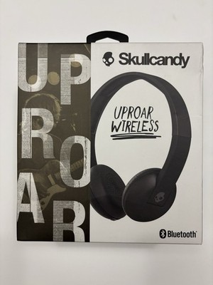 Skullcandy Uproar Wireless Bluetooth On-Ear Headphones Black NEW Factory Sealed